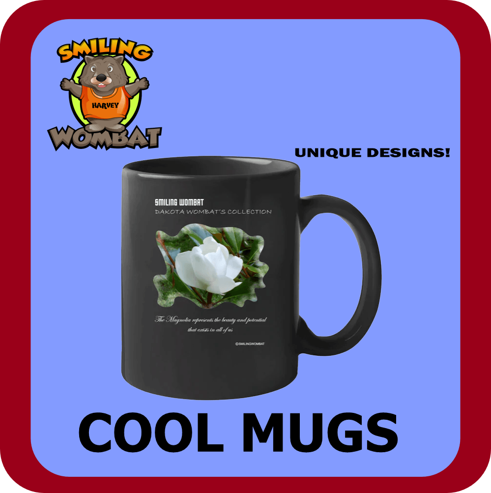 Cool Mugs - A collection of travel and ceramic mugs - Smiling Wombat