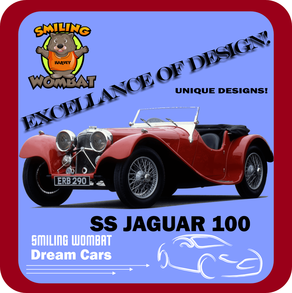 Cars and Dreams | Unique Dream Cars | T-Shirts | Smiling Wombat