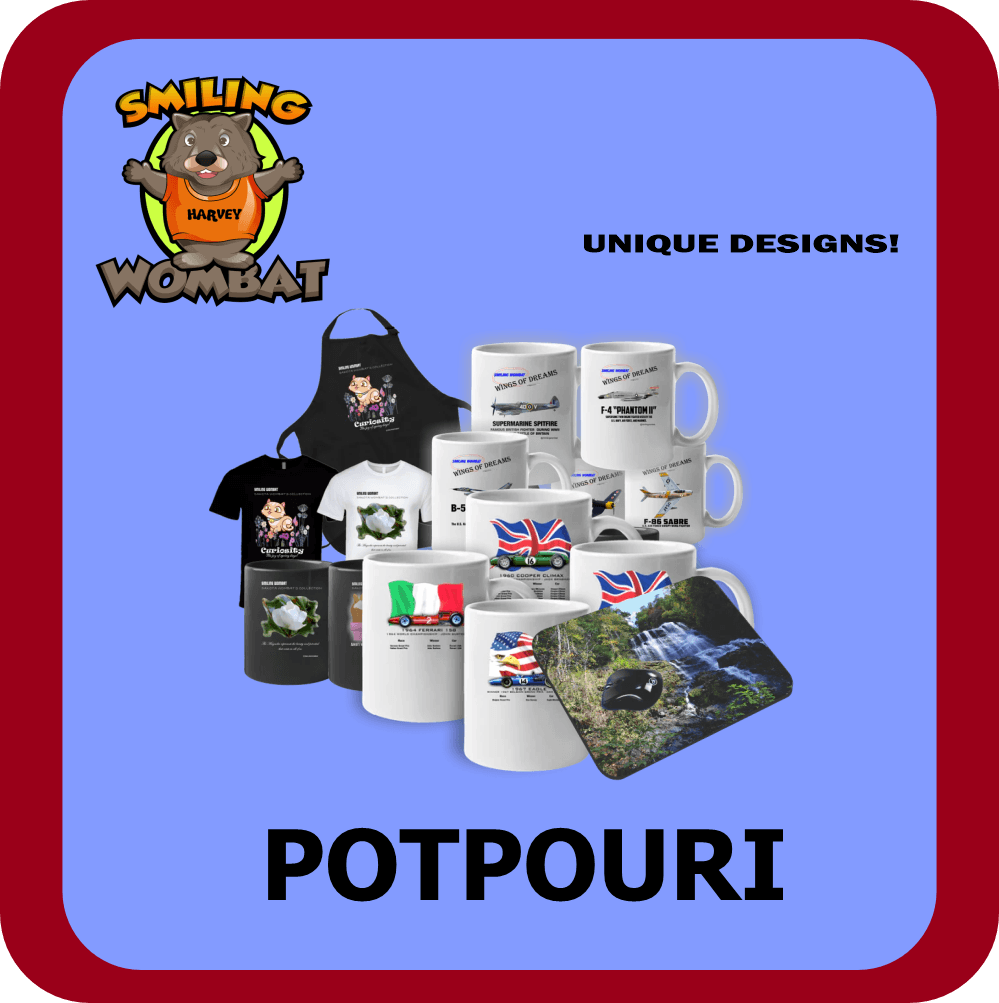 Potpourri - A Collection of Products that are Chosen by Mrs. Wombat as her favorites - Smiling Wombat