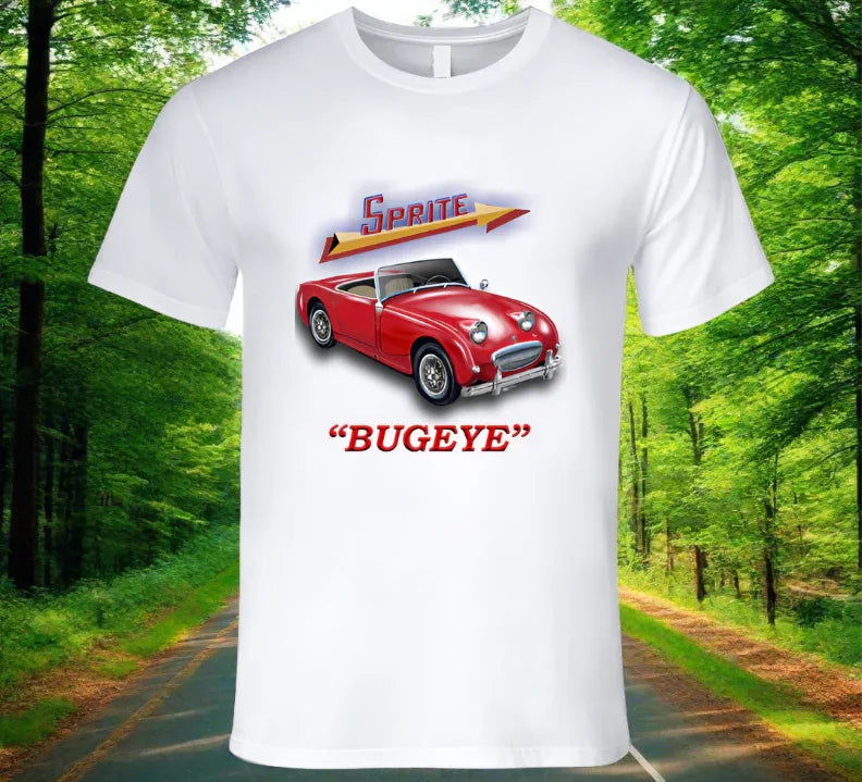 Austin Healey "Bugeye" Sprite - Classic White Shirt Collection - Shopify