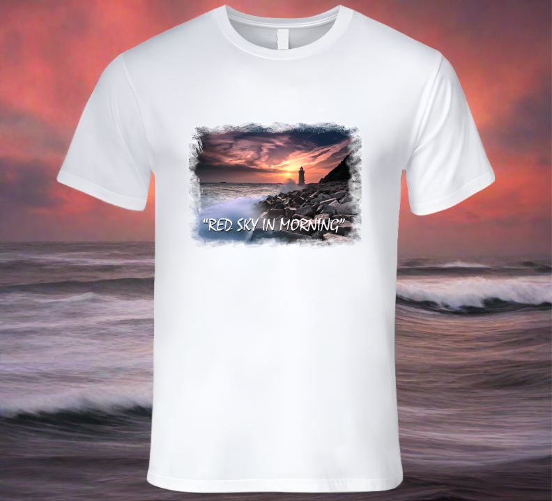 Red Sky In Morning T-Shirt and Sweatshirt Collection Smiling Wombat
