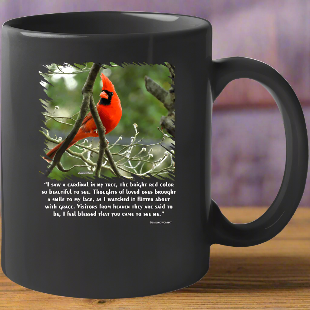 Red Cardinal Mug Collection - Smiling Wombat
