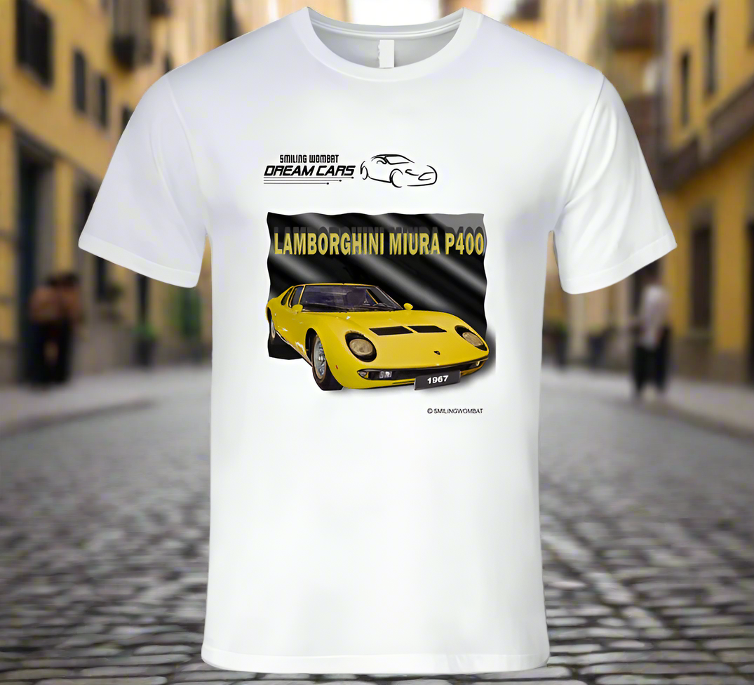Miura The Worlds First Super Car - T-shirt Collection - Shopify