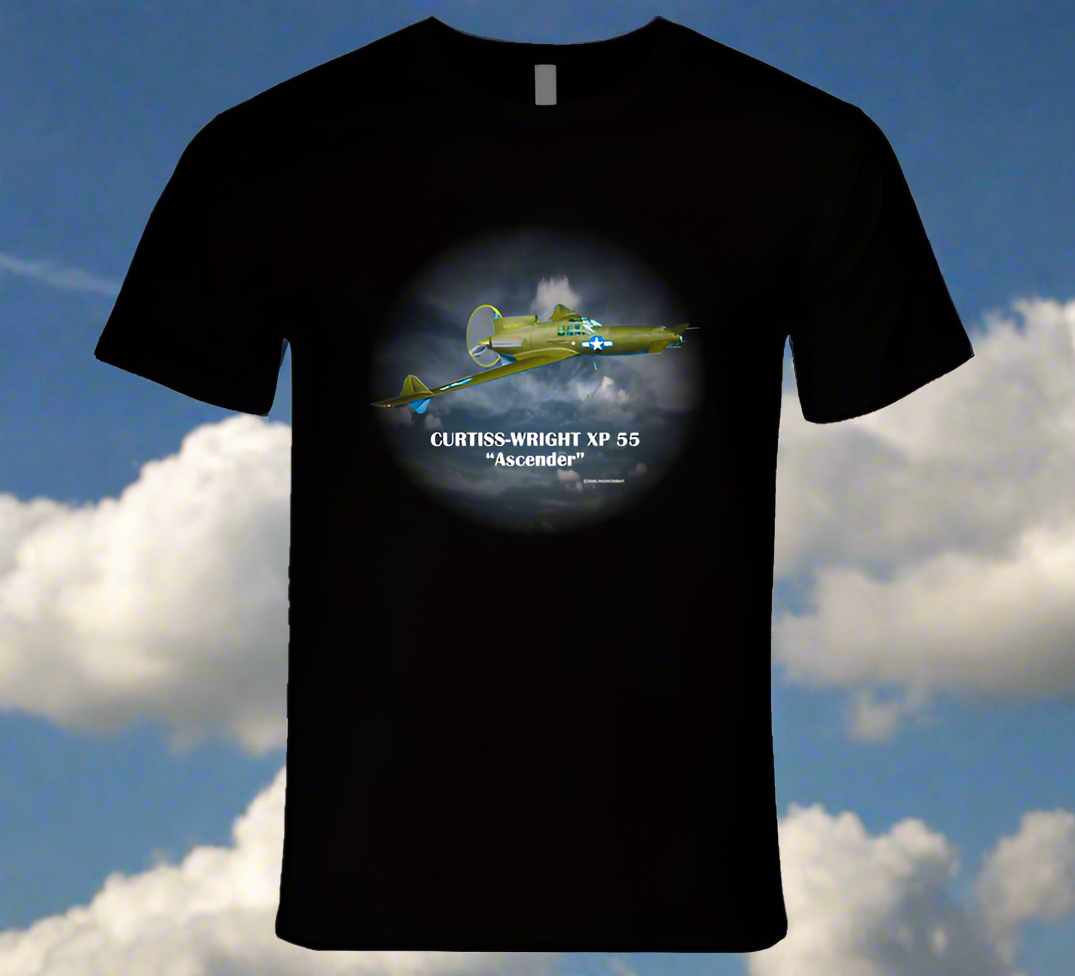Curtiss-Wright XP 55 "Ascender" Aircraft Shirt Collection - Shopify