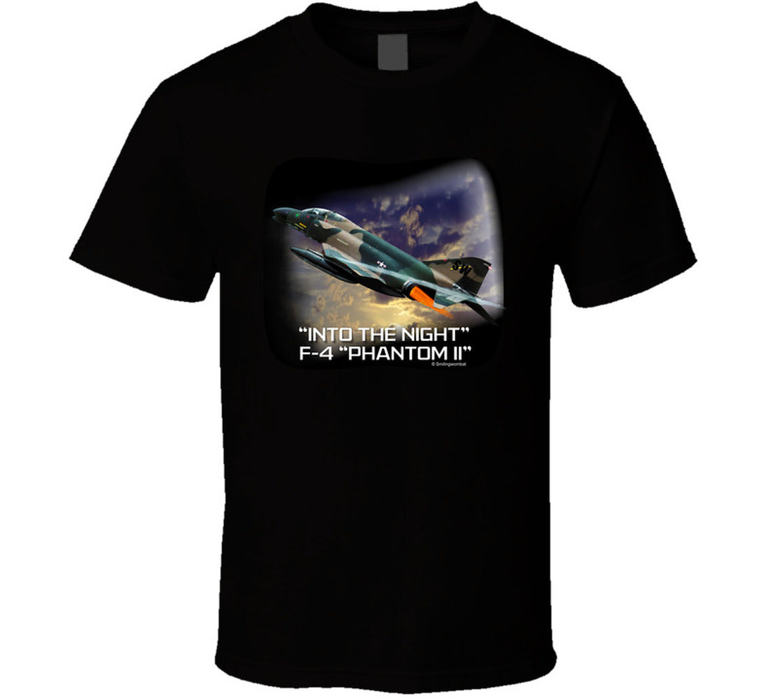 “F-4 Phantom II night flight graphic T-shirt”