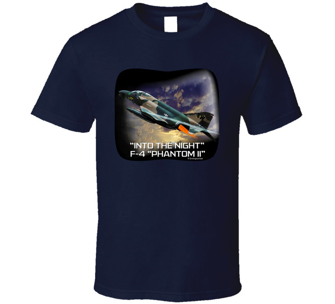“F-4 Phantom II night flight graphic T-shirt”