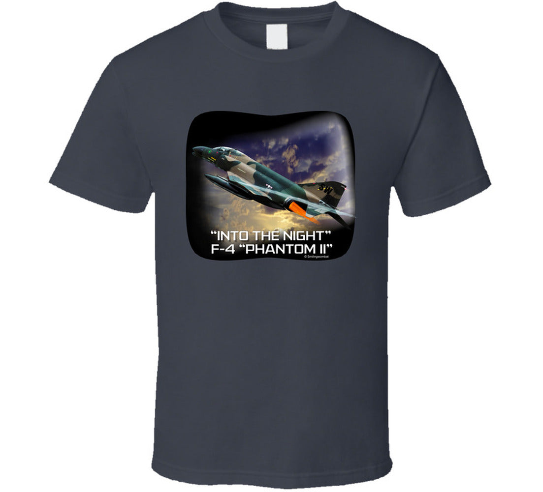“F-4 Phantom II night flight graphic T-shirt”