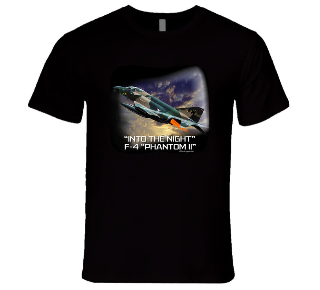“F-4 Phantom II night flight graphic T-shirt”