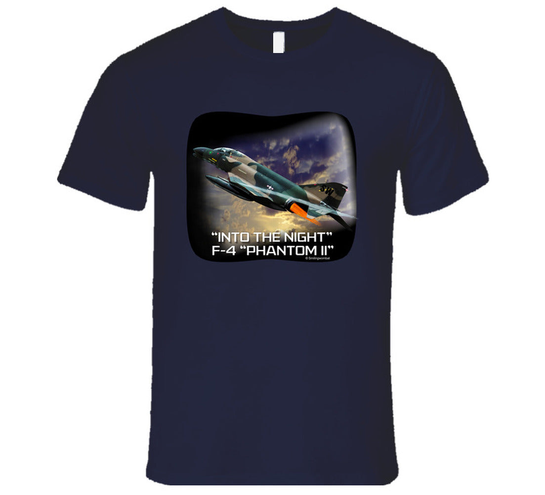 “F-4 Phantom II night flight graphic T-shirt”