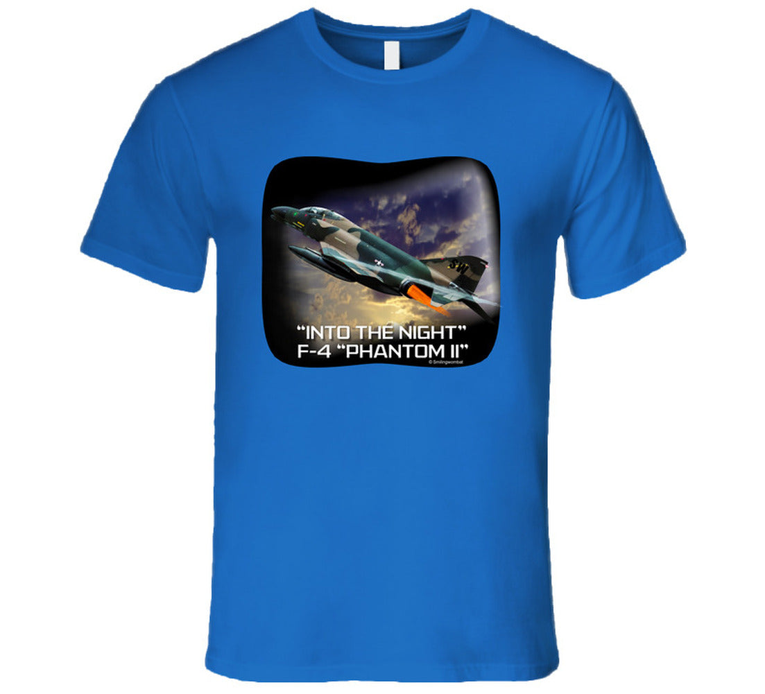 “F-4 Phantom II night flight graphic T-shirt”