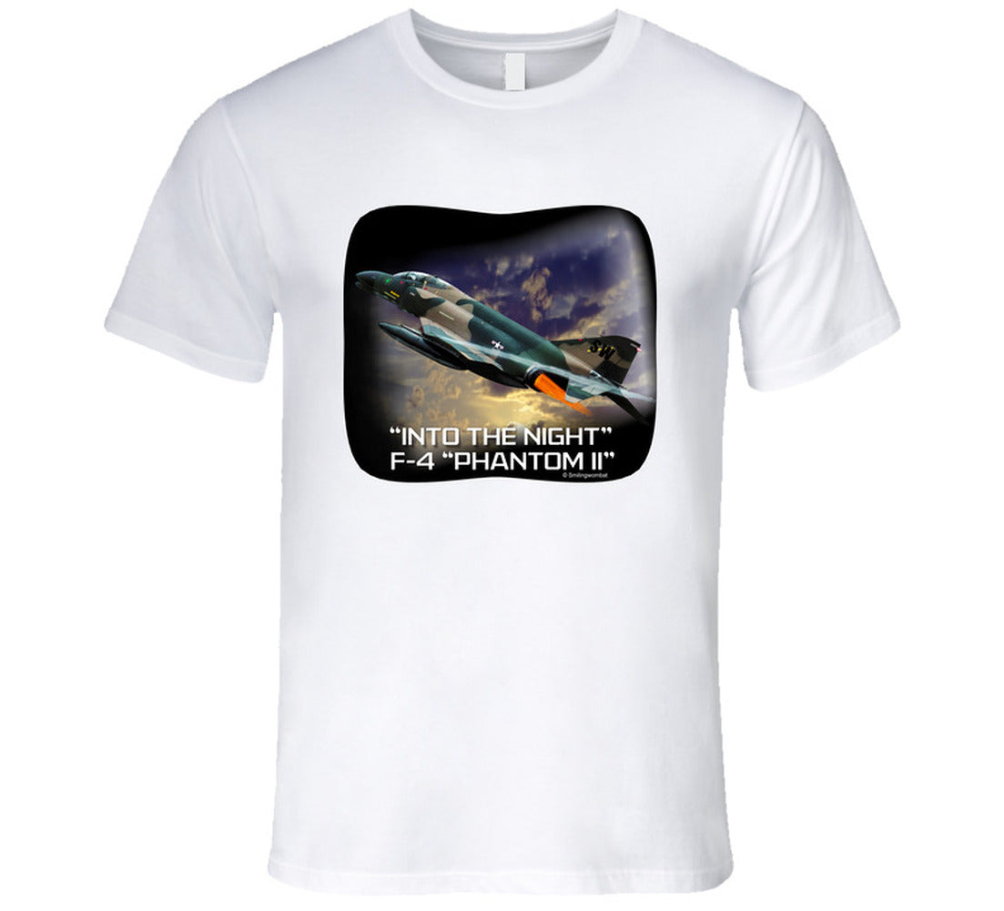 “F-4 Phantom II night flight graphic T-shirt”