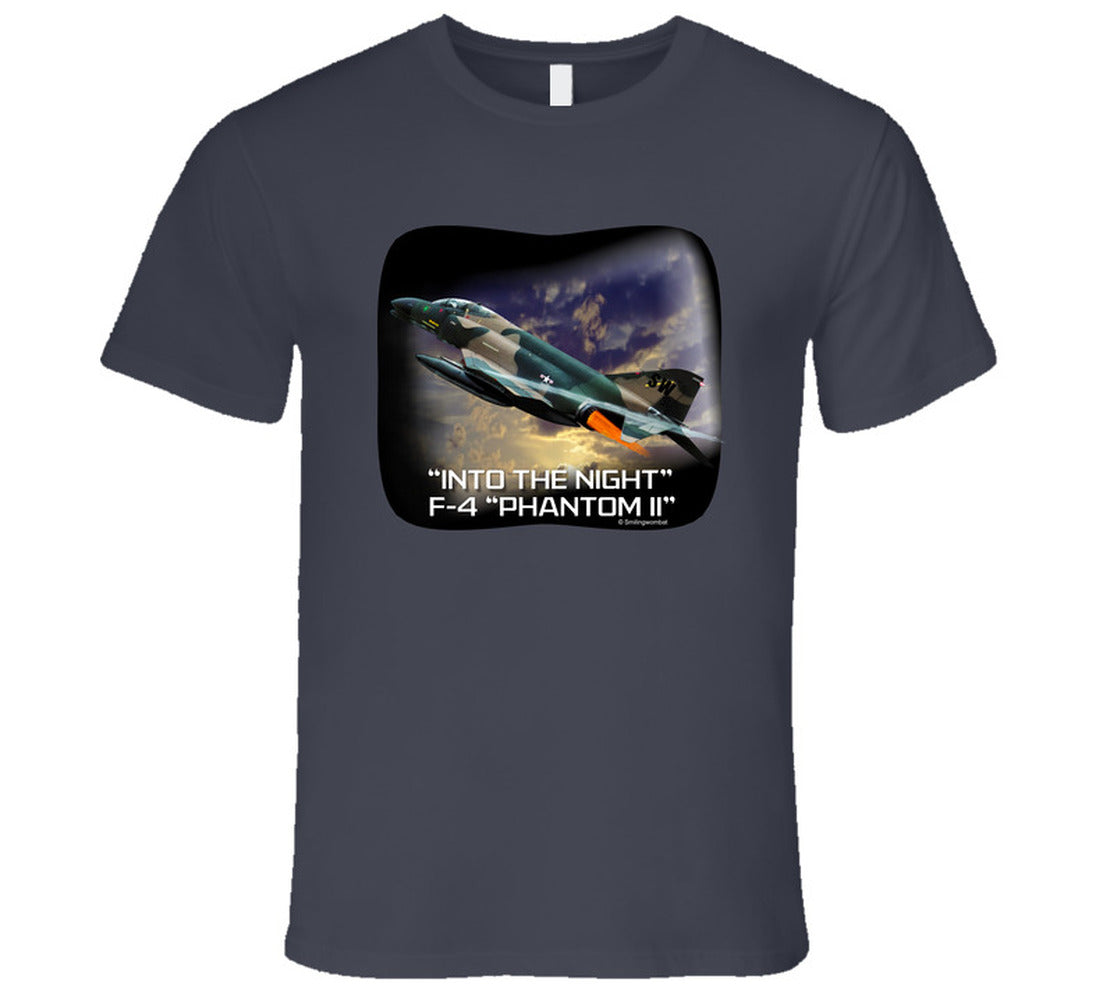 “F-4 Phantom II night flight graphic T-shirt”