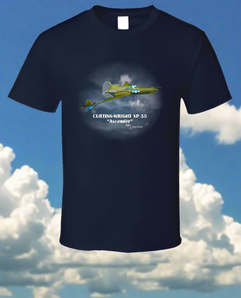 Curtiss-Wright XP 55 "Ascender" Aircraft Shirt Collection - Shopify