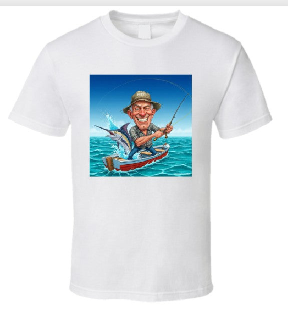 Mike The Fisherman T Shirt T-Shirt Smiling Wombat