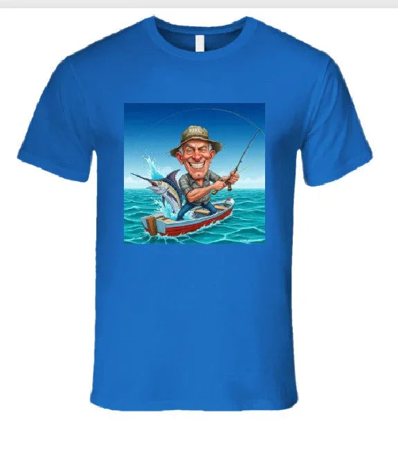 Mike The Fisherman T Shirt T-Shirt Smiling Wombat