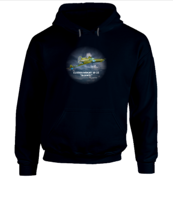 Curtiss-Wright XP 55 "Ascender" Aircraft Shirt Collection T-Shirt Smiling Wombat