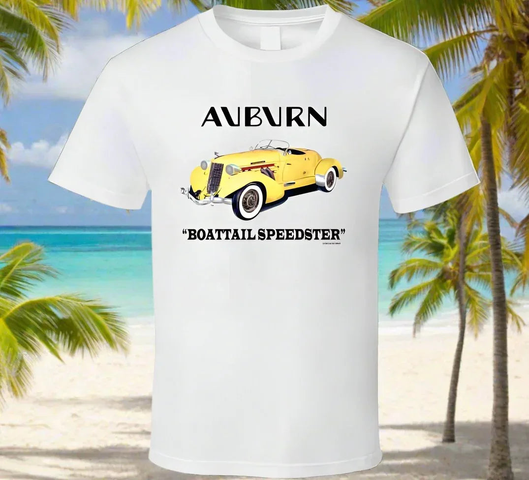 Auburn Boattail Speedster Classic White T-shirt Collection - Shopify