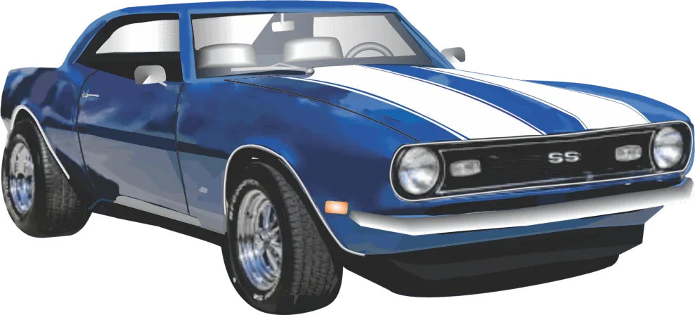 Camaro SS - Classic Chey Pony Car - Classic White T-Shirt Collection - Shopify