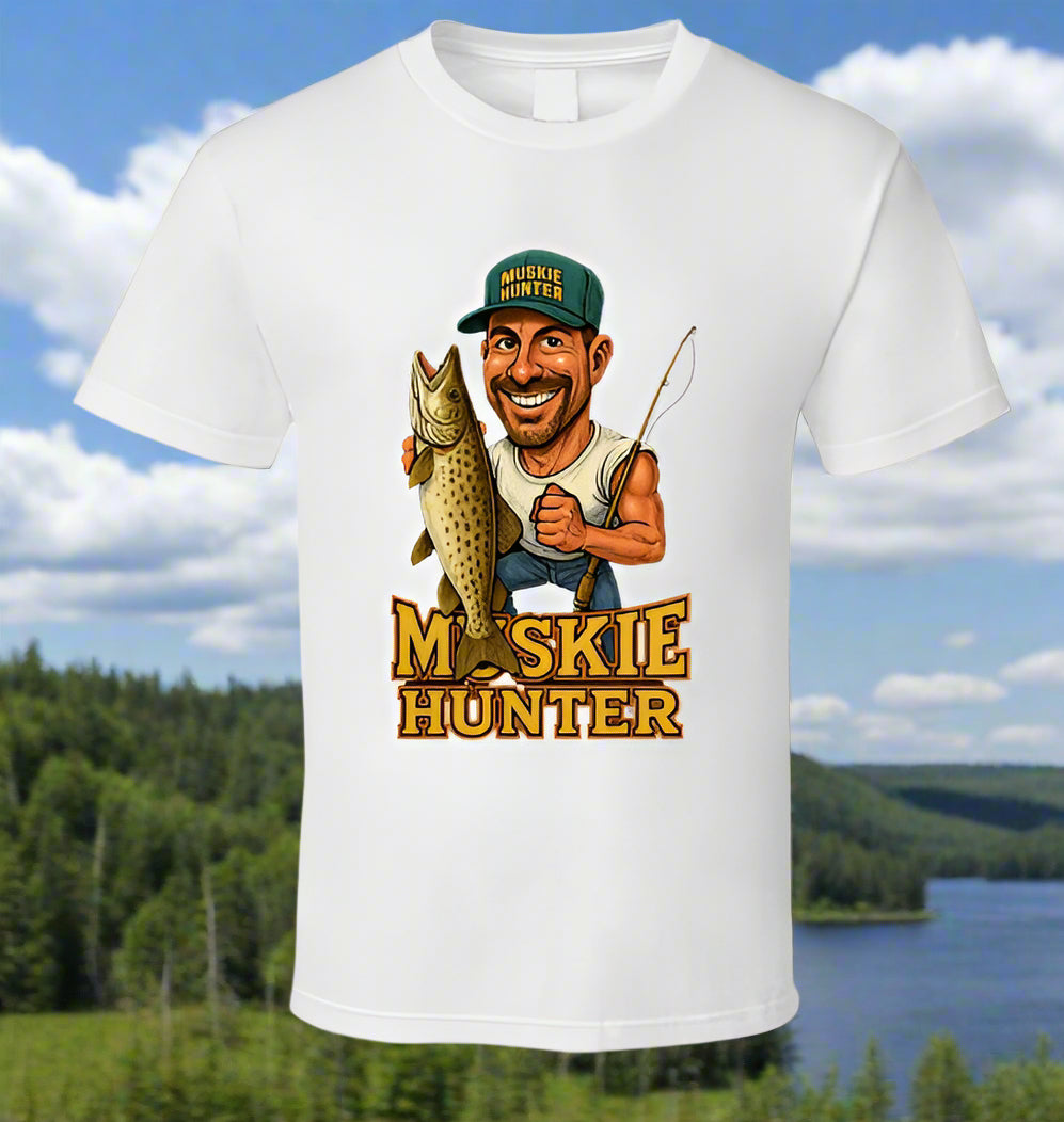 Muskie Hunter Vintage Retro Caricature Shirt Collection - Shopify