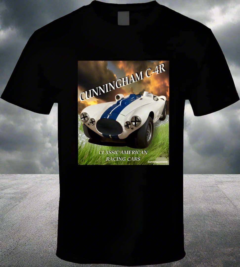 Cunningham C-4R - Famous Classic American Sports Racer - Shirt Collection - Shopify