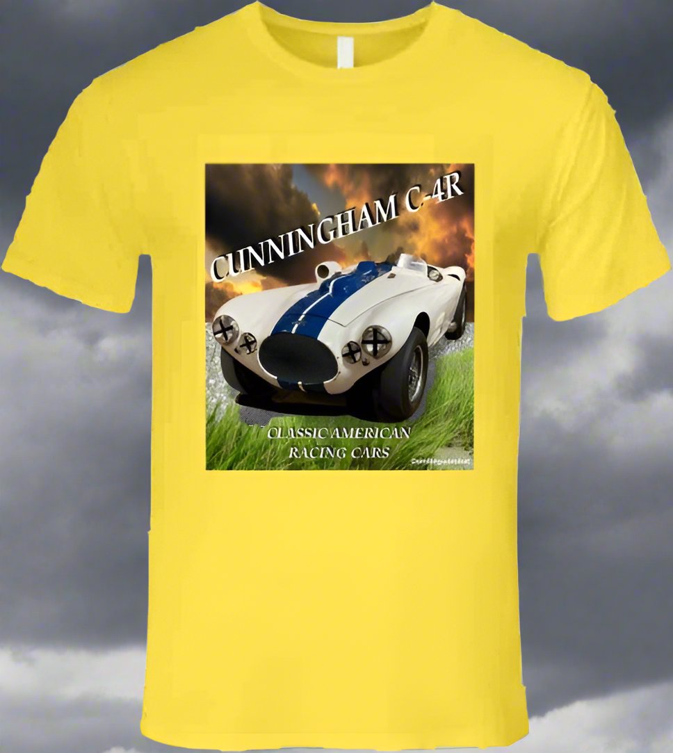 Cunningham C-4R - Famous Classic American Sports Racer - Shirt Collection - Shopify