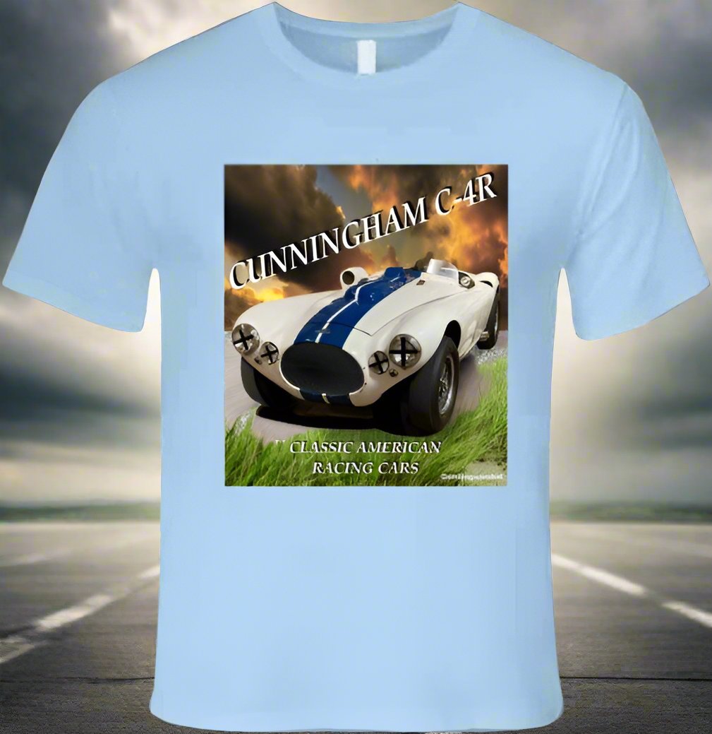 Cunningham C-4R - Famous Classic American Sports Racer - Shirt Collection - Shopify
