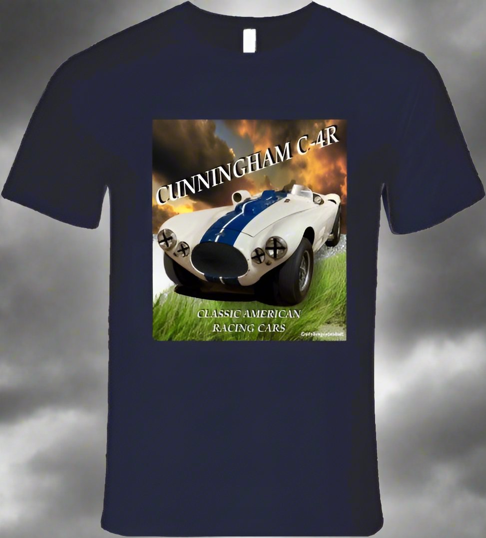 Cunningham C-4R - Famous Classic American Sports Racer - Shirt Collection - Shopify