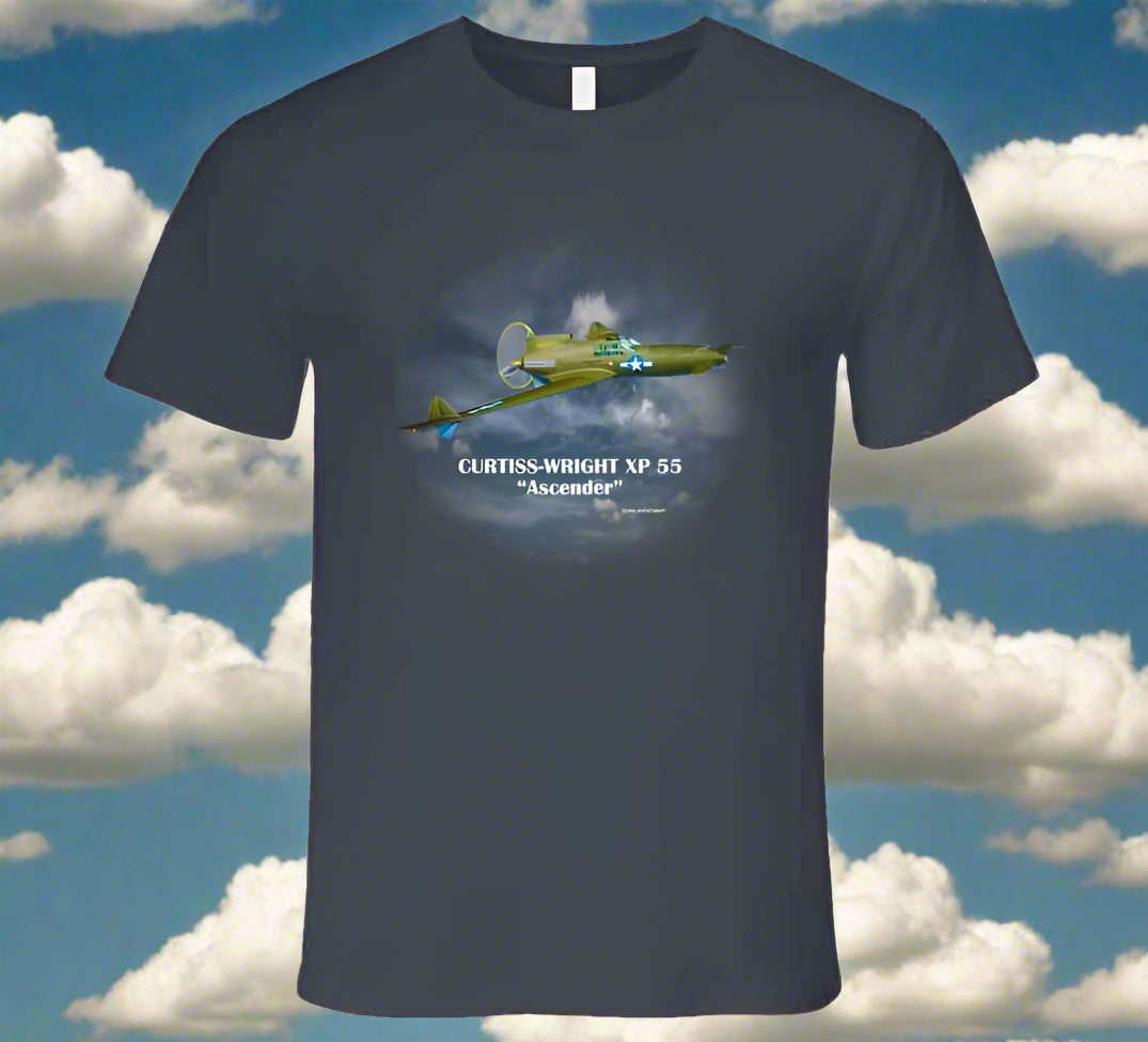 Curtiss-Wright XP 55 "Ascender" Aircraft Shirt Collection - Shopify