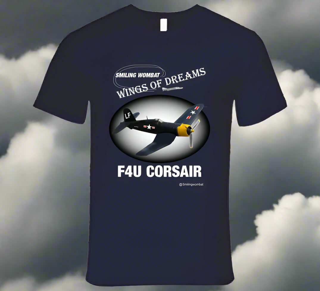 Corsair Famous WW2 Fighter shirt collection T-Shirt Smiling Wombat