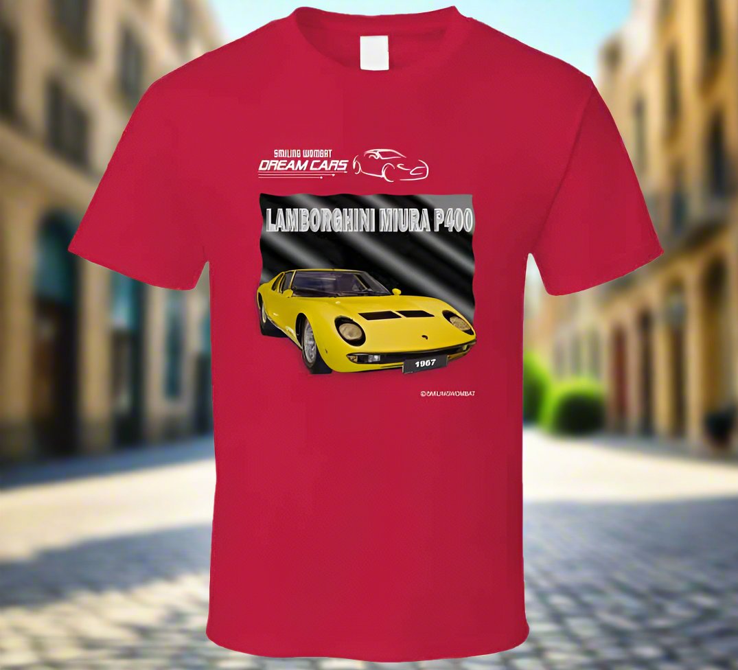 Miura The Worlds First Super Car - T-shirt Collection - Shopify