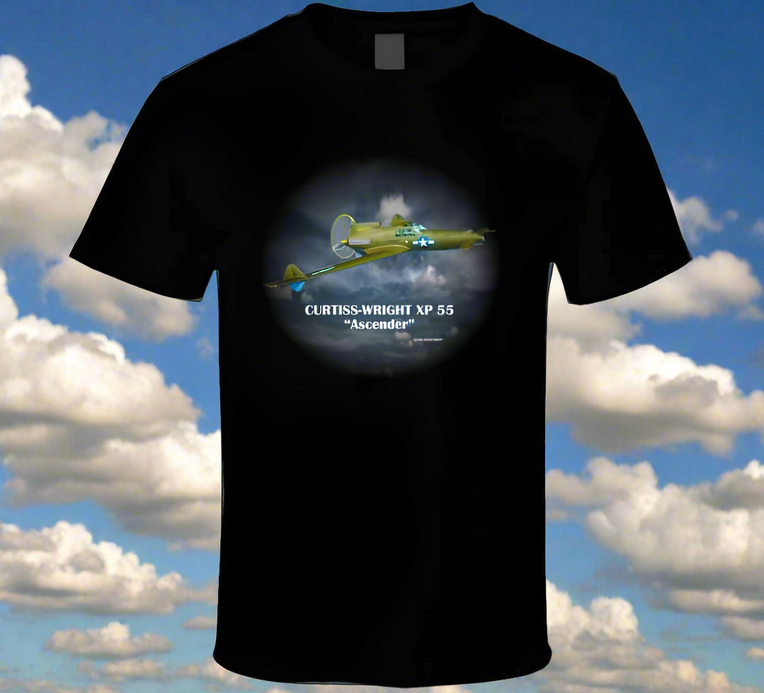 Curtiss-Wright XP 55 "Ascender" Aircraft Shirt Collection - Shopify