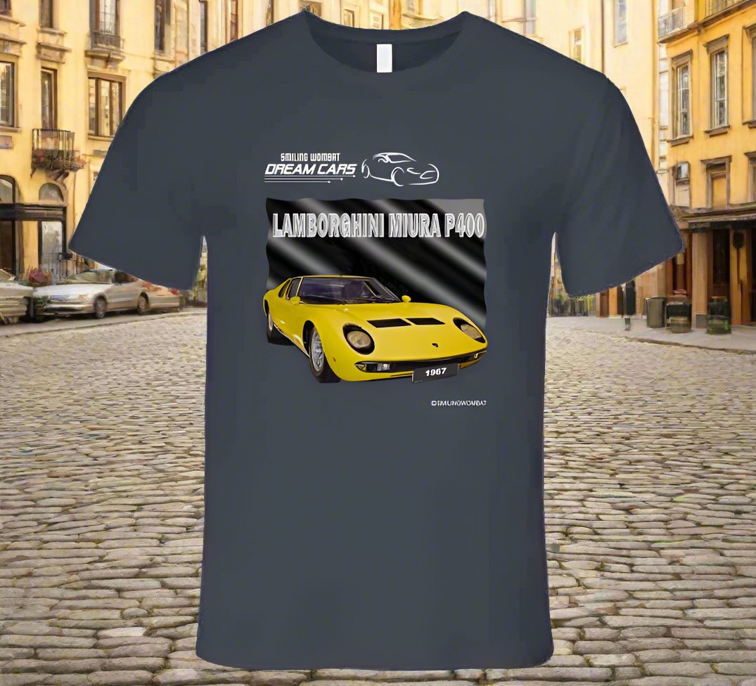 Miura The Worlds First Super Car - T-shirt Collection - Shopify