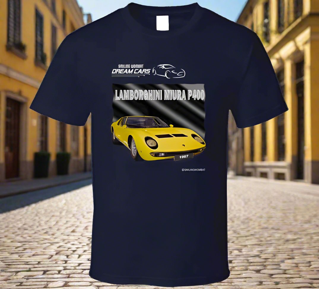 Miura The Worlds First Super Car - T-shirt Collection - Shopify