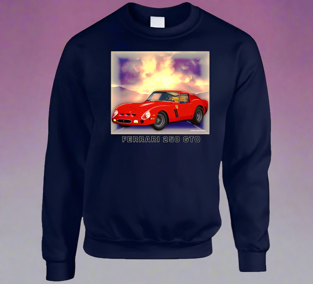 Ferrari GTO Sports Car Shirt Collection - Smiling Wombat