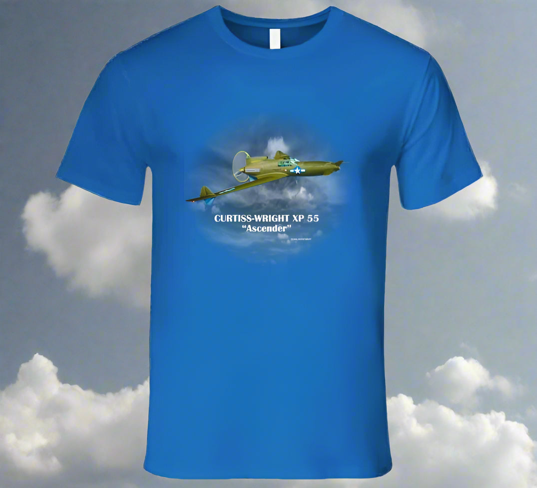 Curtiss-Wright XP 55 "Ascender" Aircraft Shirt Collection - Shopify