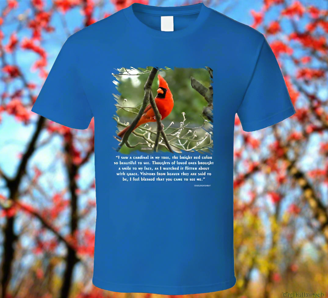 Red Cardinal Shirt Collection - Smiling Wombat
