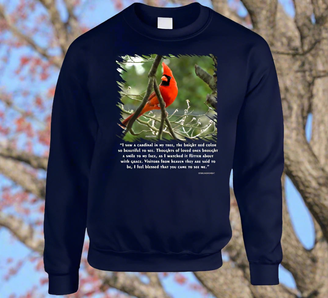 Red Cardinal Shirt Collection - Smiling Wombat