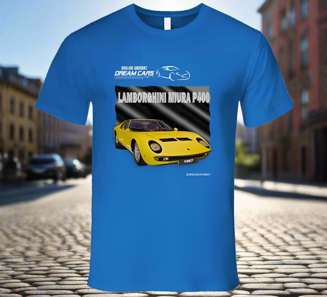 Miura The Worlds First Super Car - T-shirt Collection - Shopify
