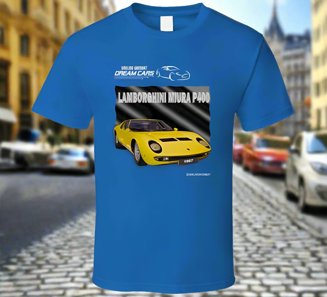 Miura The Worlds First Super Car - T-shirt Collection - Shopify