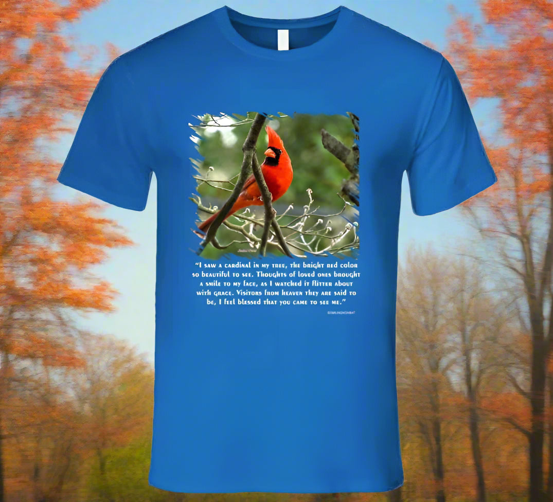 Red Cardinal Shirt Collection - Smiling Wombat