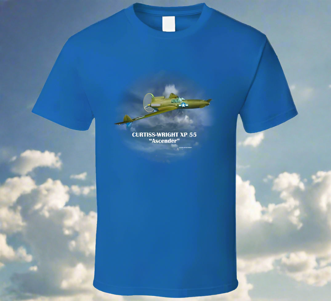 Curtiss-Wright XP 55 "Ascender" Aircraft Shirt Collection - Shopify