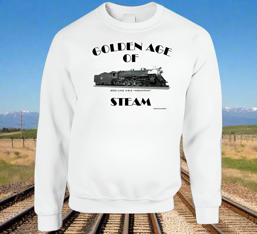 Steam Engine Black T Shirt T-Shirt Smiling Wombat