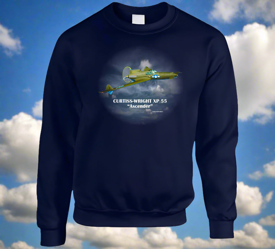 Curtiss-Wright XP 55 "Ascender" Aircraft Shirt Collection - Shopify