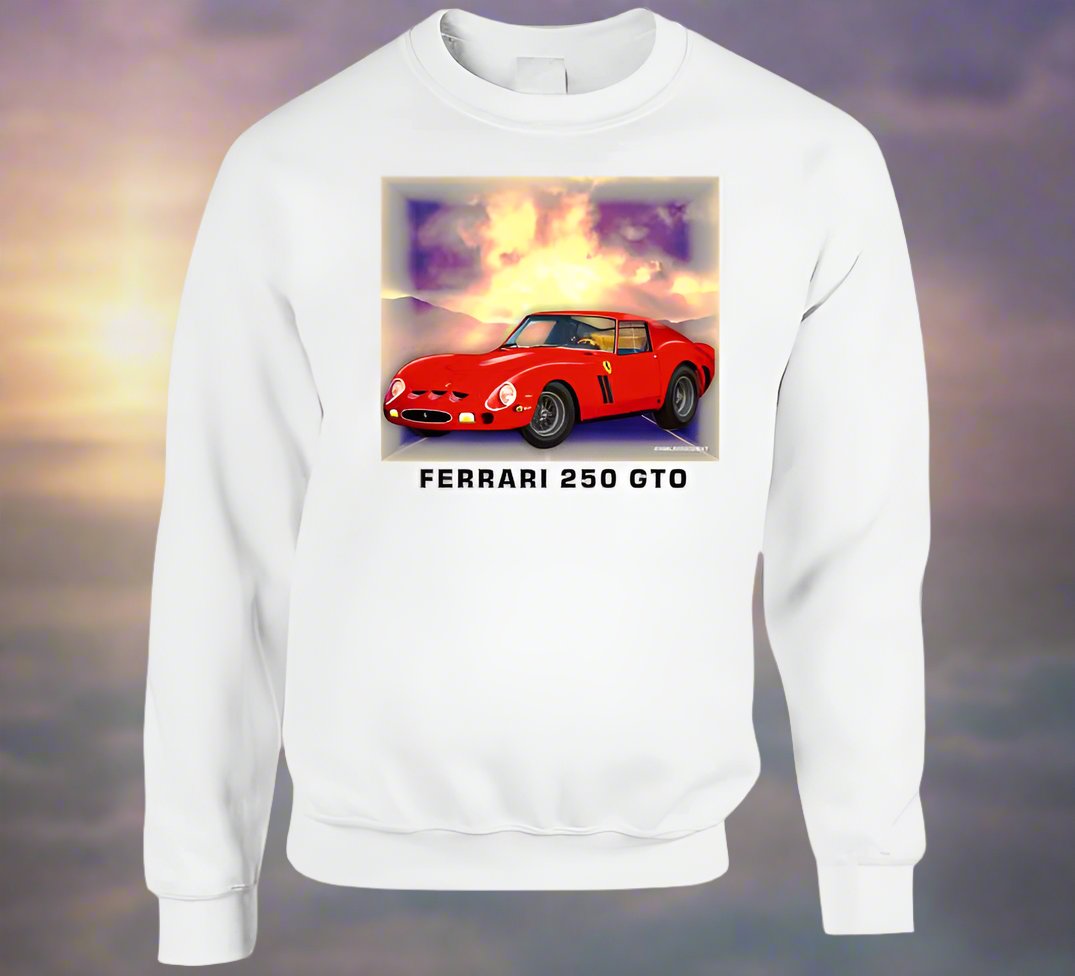 Ferrari GTO Sports Car Shirt Collection - Smiling Wombat
