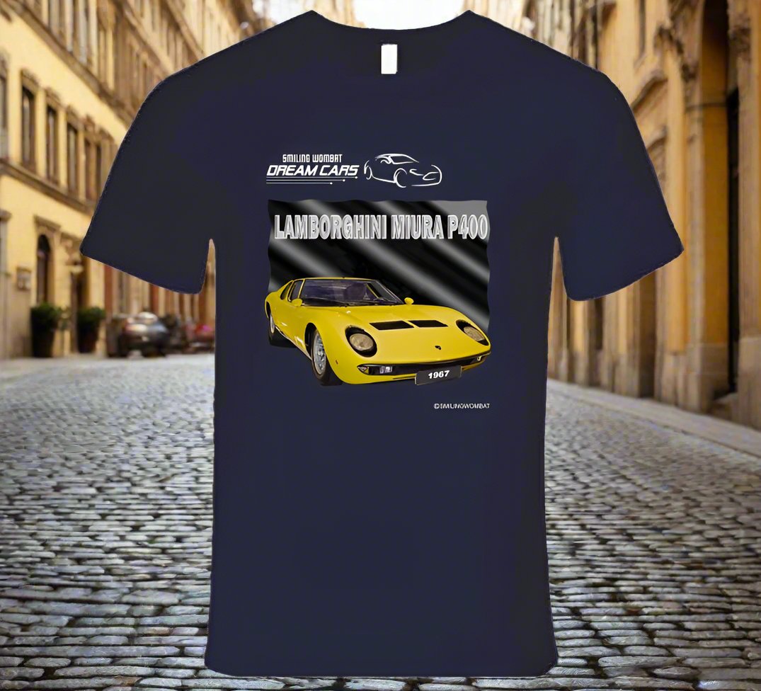 Miura The Worlds First Super Car - T-shirt Collection - Shopify