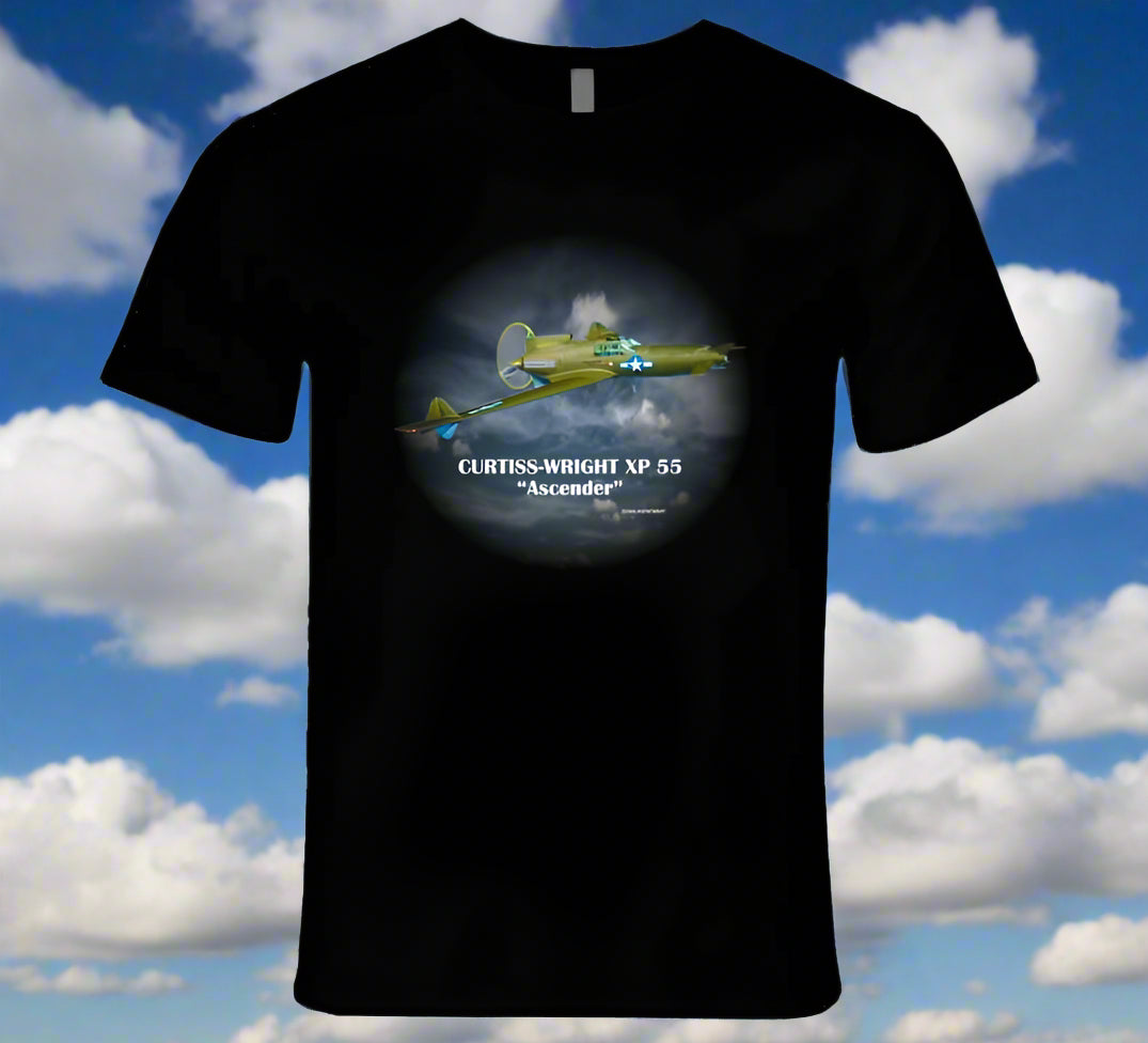 Curtiss-Wright XP 55 "Ascender" Aircraft Shirt Collection - Shopify