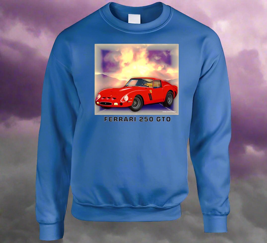 Ferrari GTO Sports Car Shirt Collection - Smiling Wombat