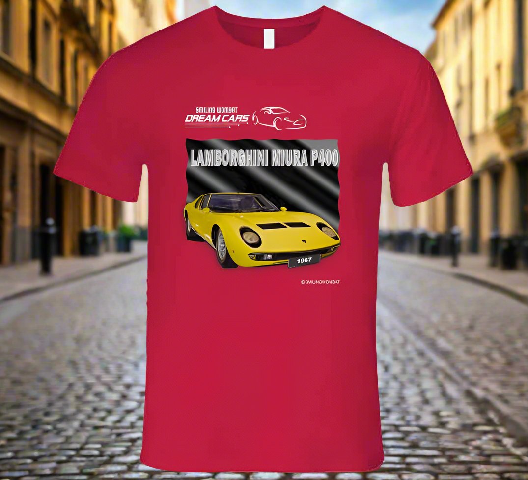Miura The Worlds First Super Car - T-shirt Collection - Shopify