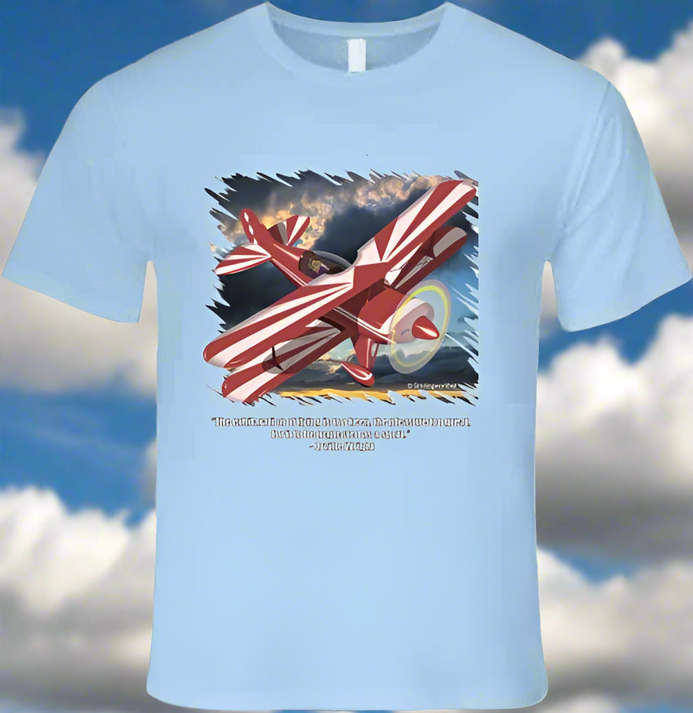 Joy and Exhilaration of Flying T-Shirt Collection - Smiling Wombat