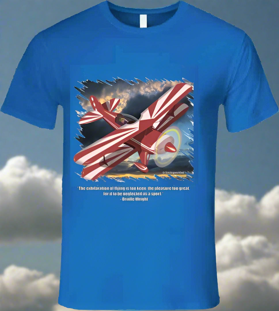 Joy and Exhilaration of Flying T-Shirt Collection - Smiling Wombat